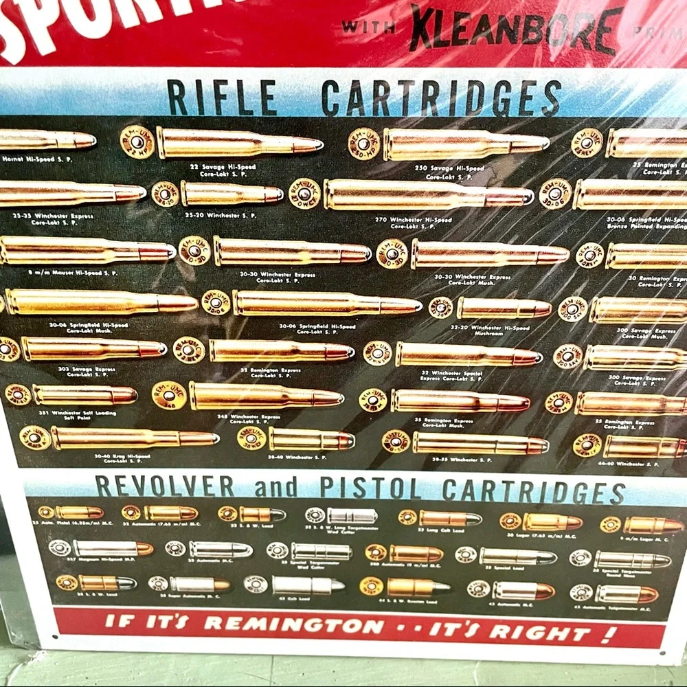 NEW Remington Metal Sign